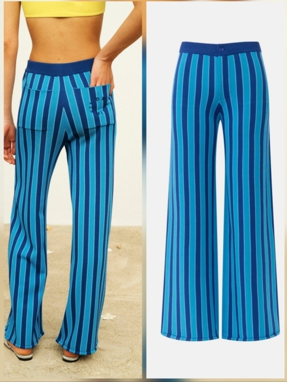 SIMONMILLER Jabber Pant In Blue Size XS